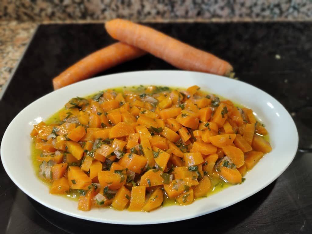 Zanahorias con cebollino